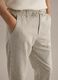 Multicolor striped linen-cotton blend chino trousers, straight fit_3