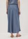 Long grey satin skirt_2