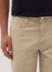 Beige stretch-cotton Bermuda shorts, regular fit_3