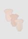 3-pack of multicolour organic cotton bodysuits with print for baby girl_1