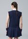Blue sleeveless ALTAVIA COURT polo in stretch cotton with classic collar_3