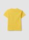 T-shirt gialla in puro cotone con stampa NYC per bambino_1