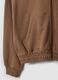 Brown organic cotton hoodie_2