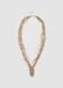 Multi-strand necklace with intertwined colourful beads_0