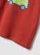 Red organic cotton T-shirt with print, regular fit for baby boy_3