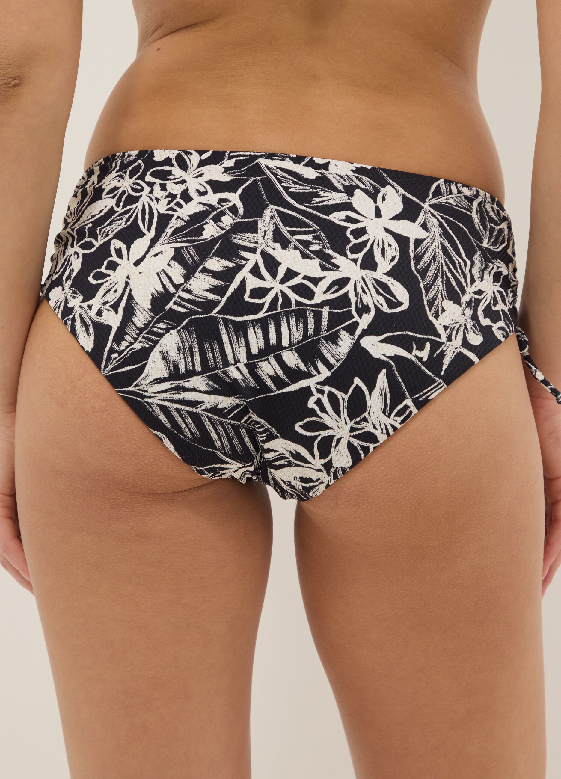Multicolour stretch floral swim briefs