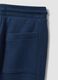 Blue organic cotton comfort-fit joggers for boys_3
