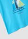 Blue pure cotton boys&rsquo; vest with sailboat print_2