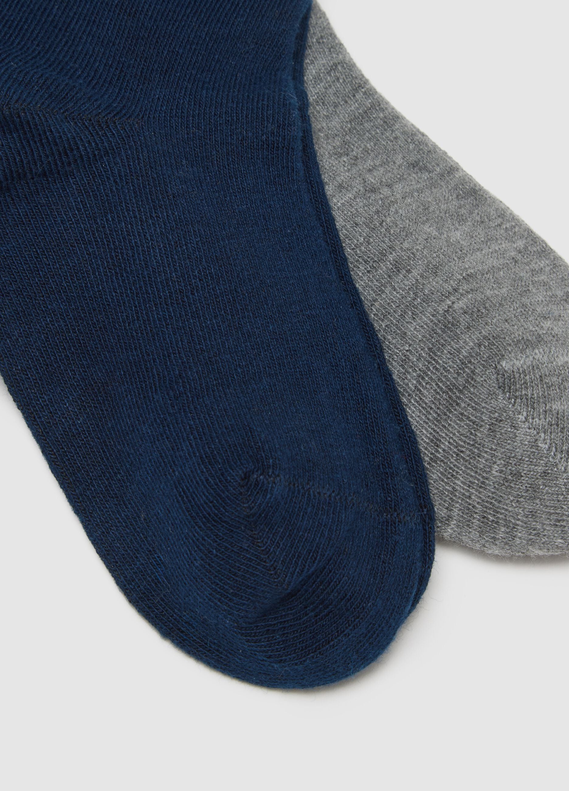 Multipack of multicoloured cotton blend short socks for boys, regular fit