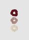 Multicolour Scrunchies Tripack_0