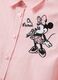Girls' Pink Pure Cotton Shirt with Regular Fit_2