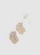 Multicolour cotton blend sock tripack for newborns with embroidery_0