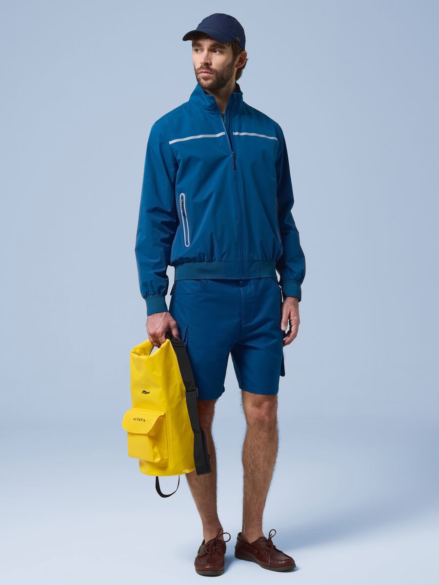 Giubbotto antivento blu con zip ALTAVIA SAILING_1