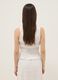 White pure cotton blouse regular fit with bow closure_3