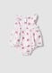 White pure cotton baby romper with Minnie_1