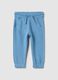 Toddler Regular Fit Jogger Trousers in Pure Cotton Light Blue_0