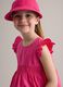 Pink pure cotton top with ruffles_1