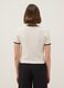 White cardigan in pure cotton regular fit with buttons_2