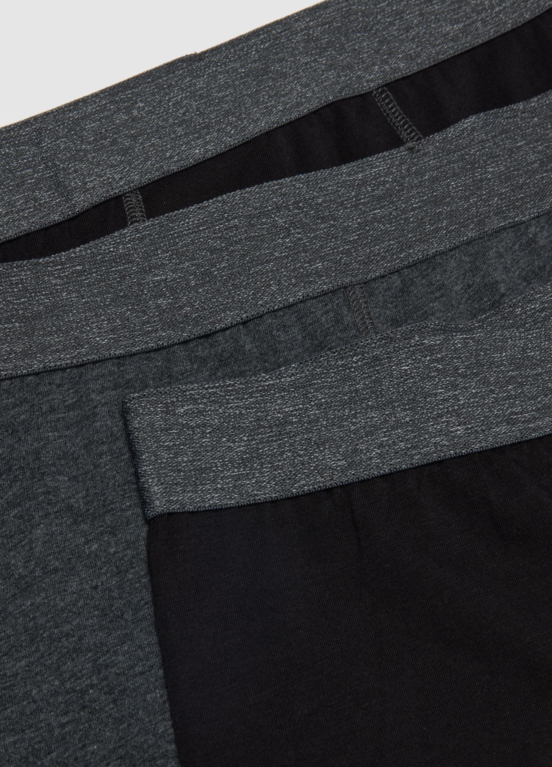 Multipack of regular fit multicoloured cotton stretch boxers