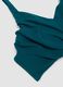 Green shaping bikini top in stretch fabric_5