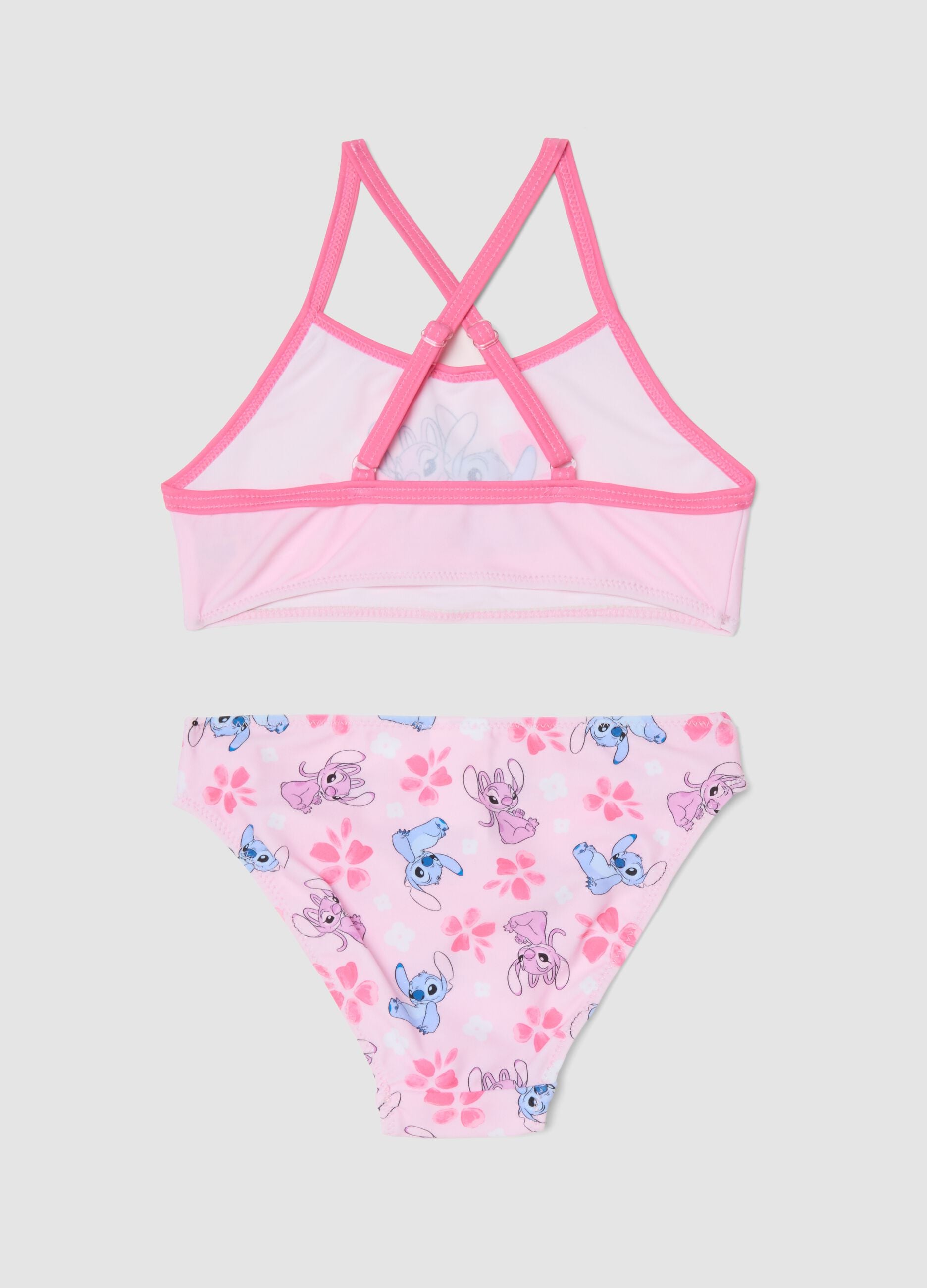 Pink stretch bikini