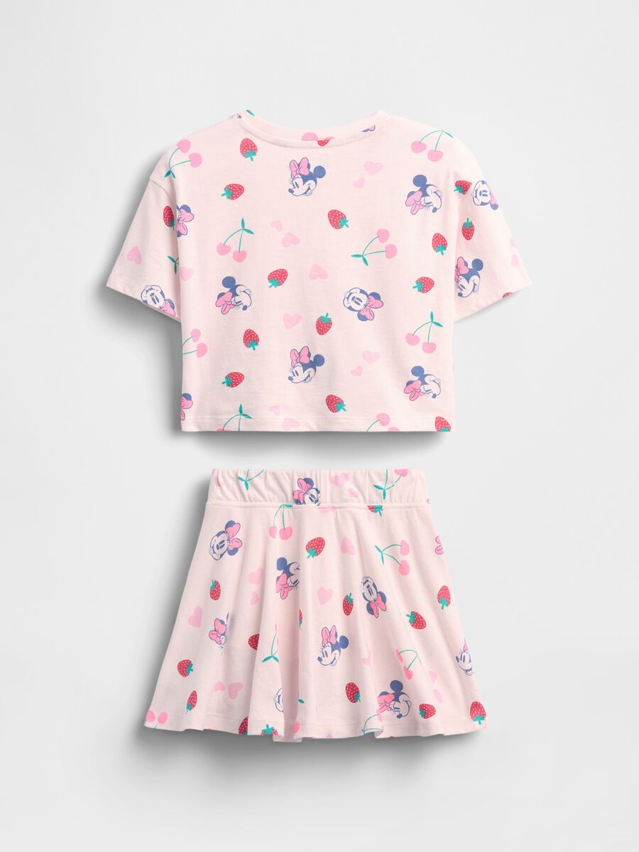 Pure cotton T-shirt and skirt set_2