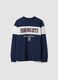 T-shirt blu in puro cotone con girocollo e stampa Harry Potter per ragazzo_3