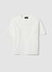 White pure cotton regular-fit T-shirt with broderie anglaise embroidery_5
