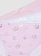 Pack of seven multicolour girls&rsquo; briefs in stretch organic cotton_2