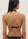 Black triangle bikini top in stretch fabric_3