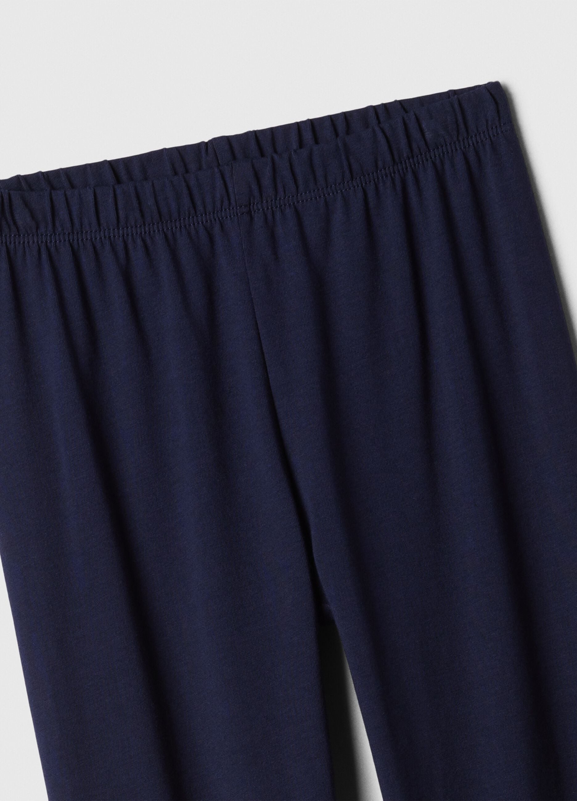 Girls' Stretchy Blue Leggings