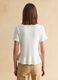 Slim Fit White Cotton Blend Crew Neck Sweater_3