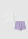 Girls' multicolour short pyjamas in pure cotton with Stitch_1