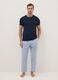 Multicolour striped pure cotton pyjama shorts regular fit_0