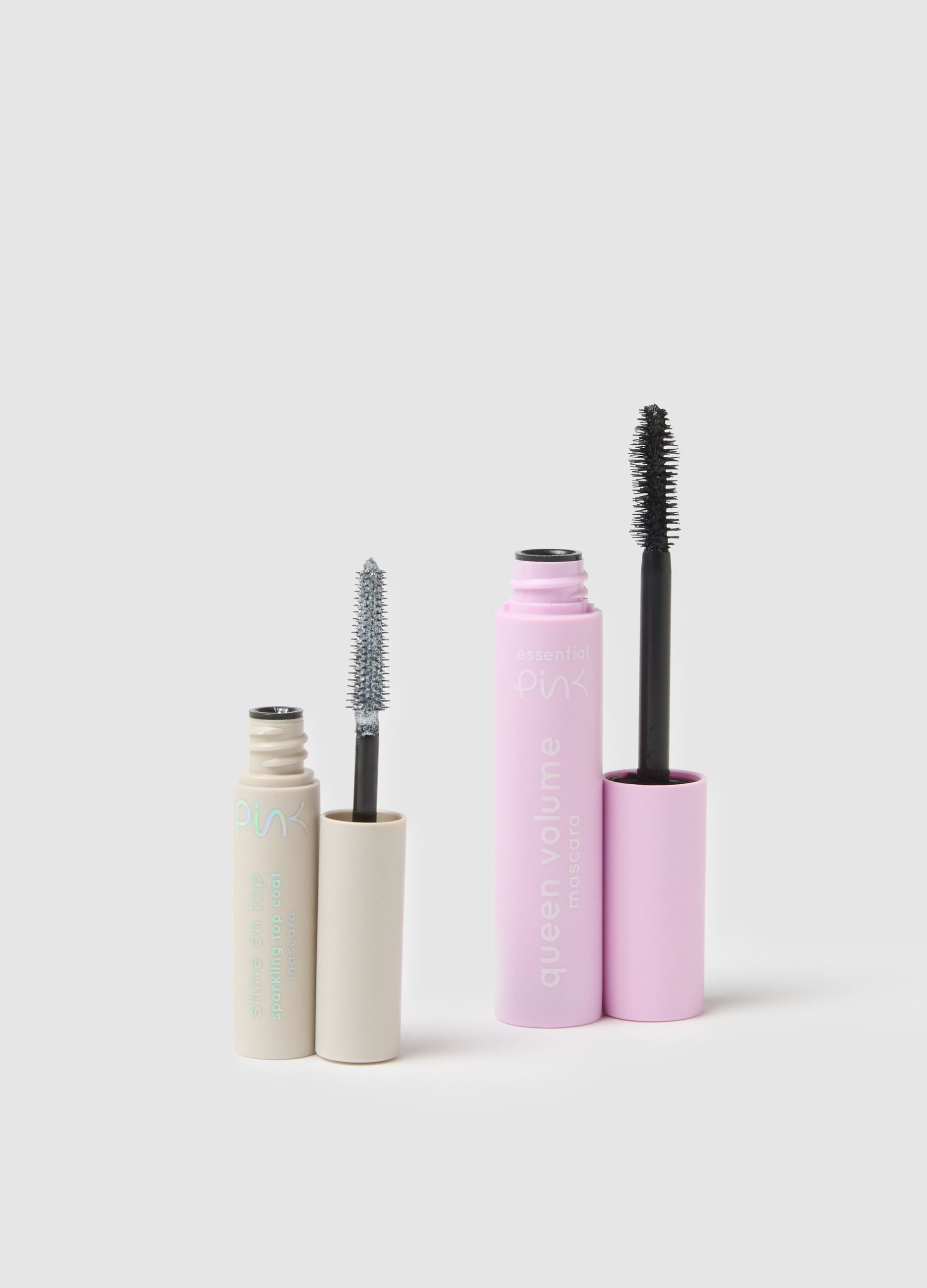Pink Kit mascara queen + top coat for ultimate shine