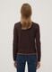 Brown long-sleeved viscose-blend jumper_3
