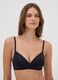 Reggiseno nero imbottito in tessuto elasticizzato_0