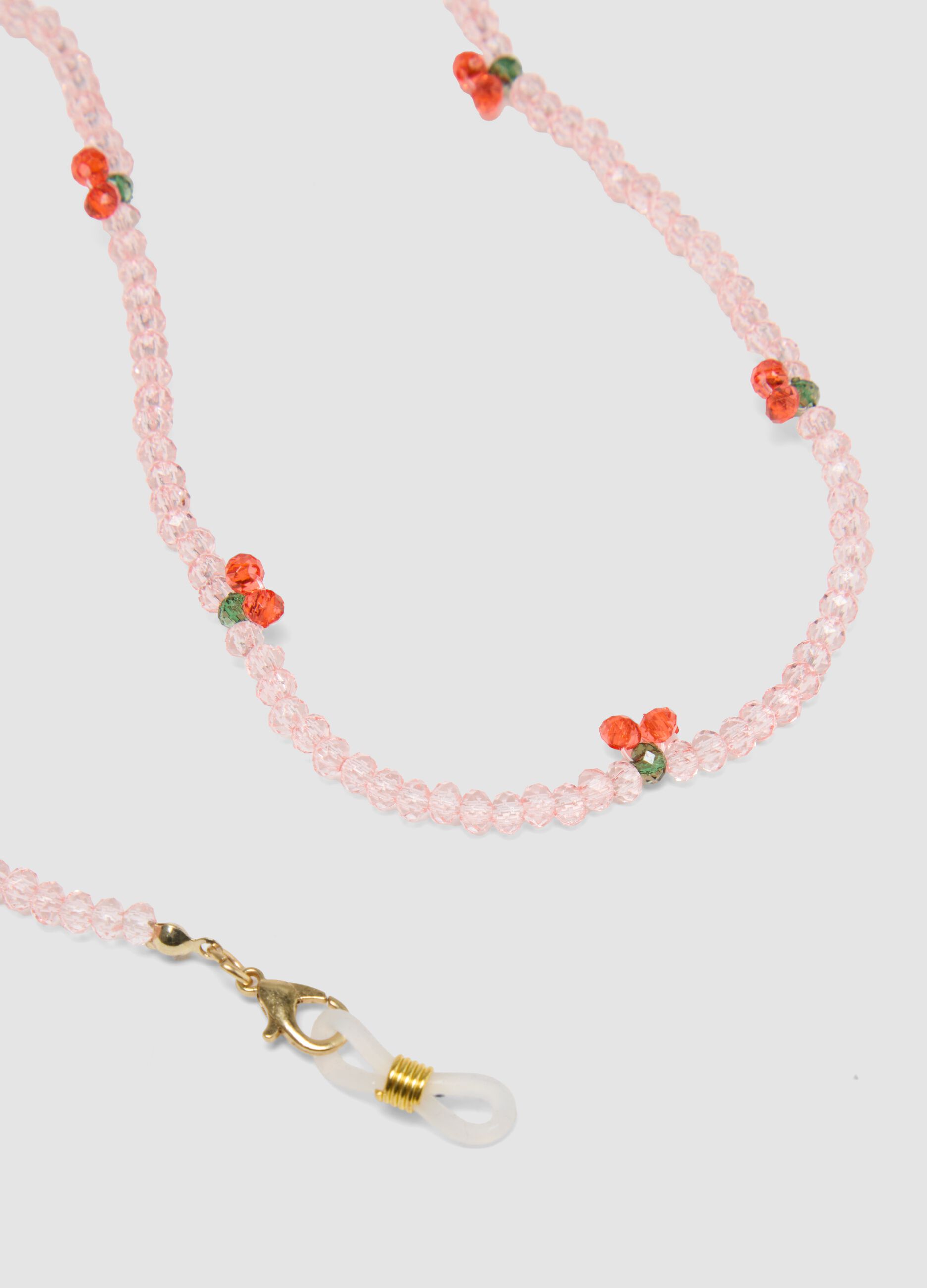 Multicolour necklace with beads