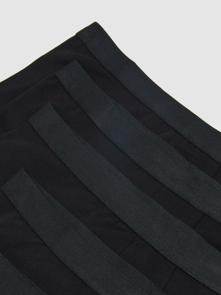 Multipack boxer neri in cotone organico elasticizzato regular fit_5
