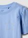 Girls&rsquo; light blue pure cotton regular-fit T-shirt with star_2