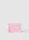 Pink and White Raffia Clutch_1