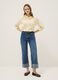 Yellow pure cotton slim-fit shirt_1