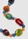 Multicolour resin necklace with adjustable clasp_1