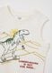 Kids' sleeveless white cotton vest regular fit_2