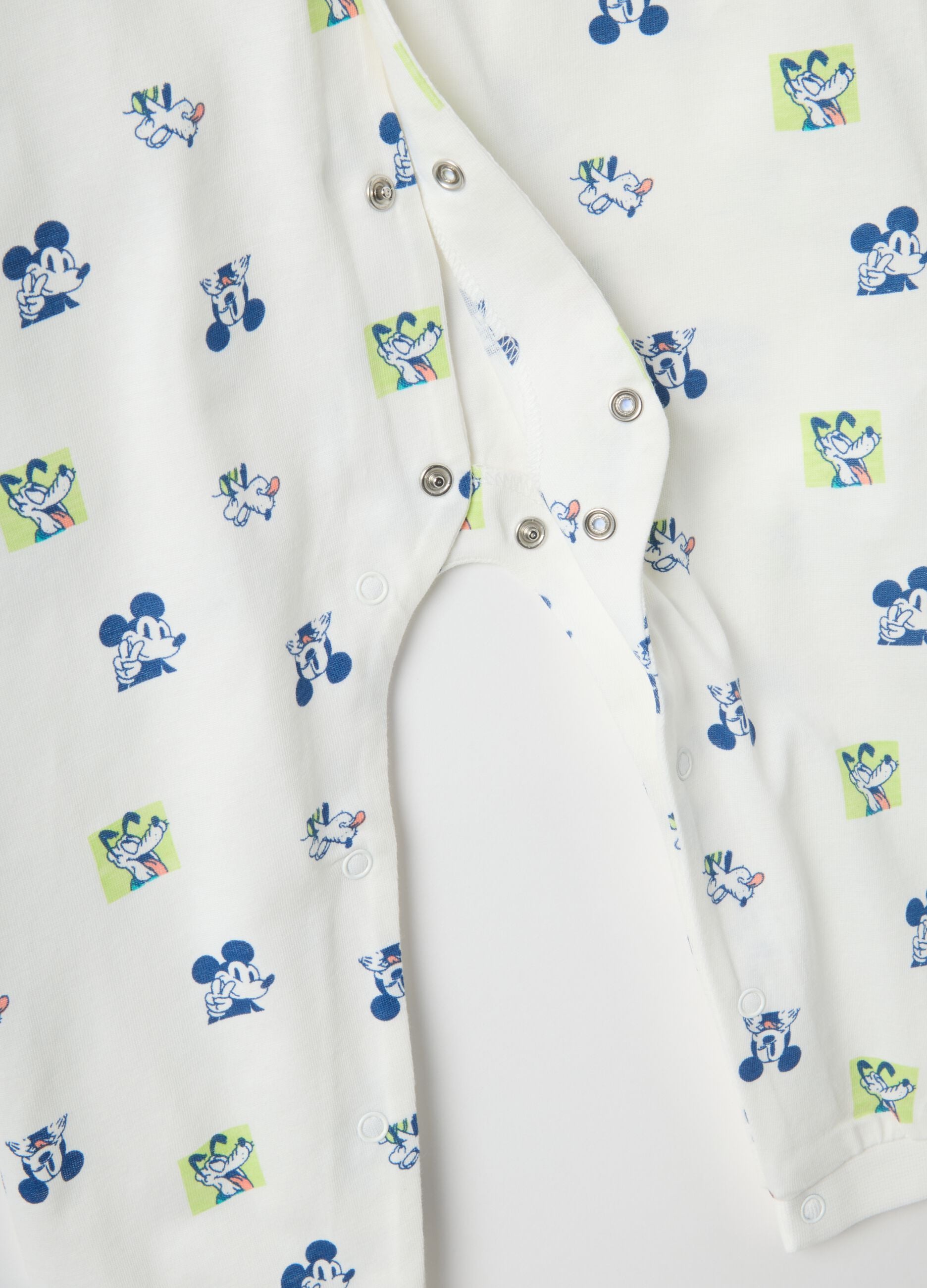 Two-pack long sleeve multicolour cotton bodysuits for babies