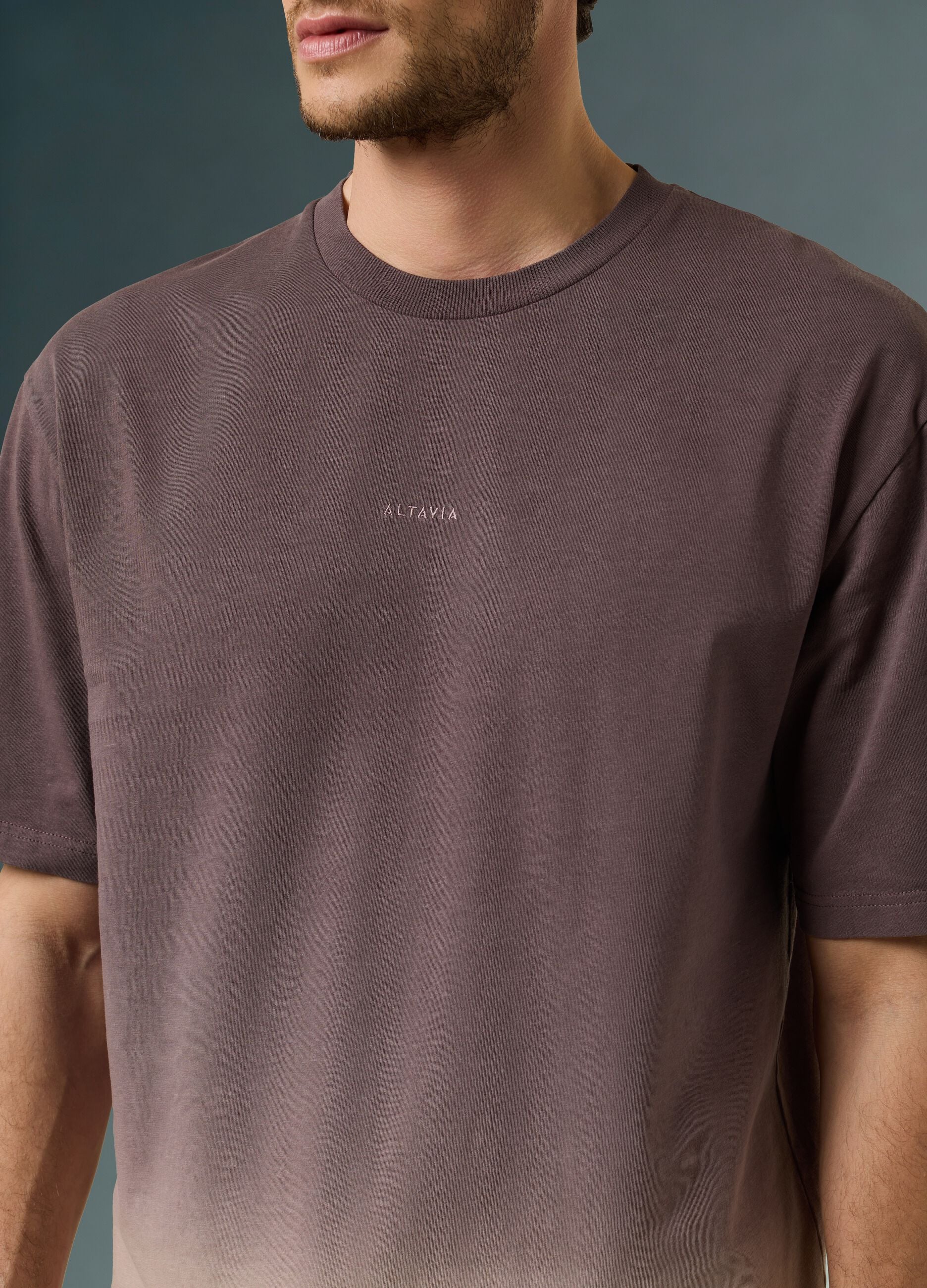 T-shirt in cotton-hemp blend ALTAVIA WITH DEBORAH COMPAGNONI