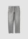 Grey regular-fit denim jeans in pure cotton_0