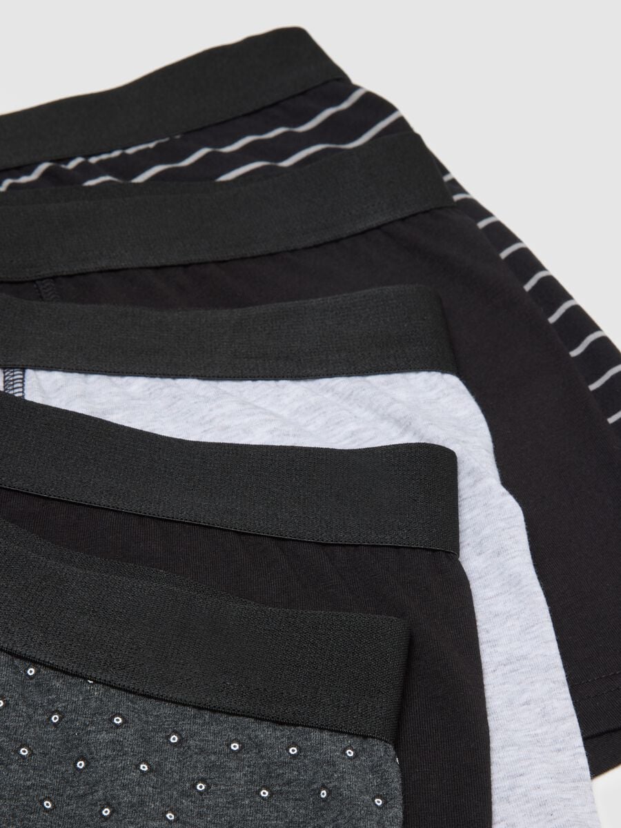 Multipack boxer in cotone organico elasticizzato multicolor regular fit_5