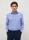 Slim Fit Blue Cotton Blend Shirt_0