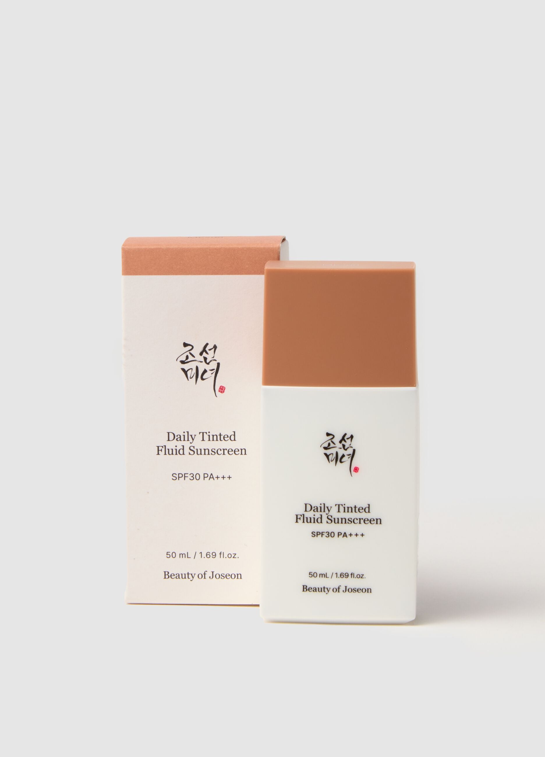 Tinted sunscreen with SPF - Korean skincare